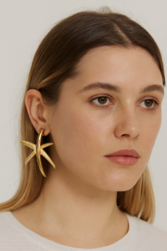 Boucles d’oreilles Étoile